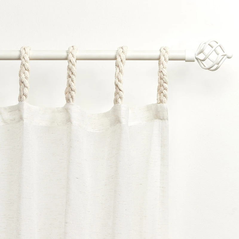 Exclusive Home Curtains Duncan Tab Top Sheer Set of 2 Curtain Panel