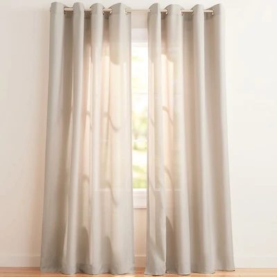 Exclusive Home Curtains Loha Pinch Pleat Light-Filtering Set of 2 Curtain Panel