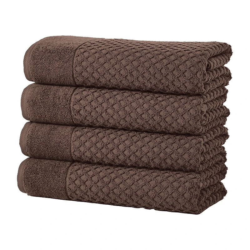 Linery Cotton Textured 4-pc. Quick Dry Bath Towel