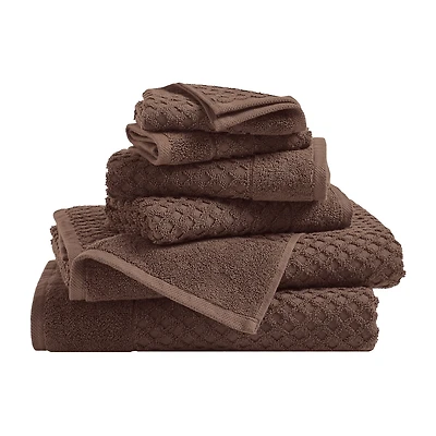 Linery Cotton Textured 6-pc. Quick Dry Bath Towel Set