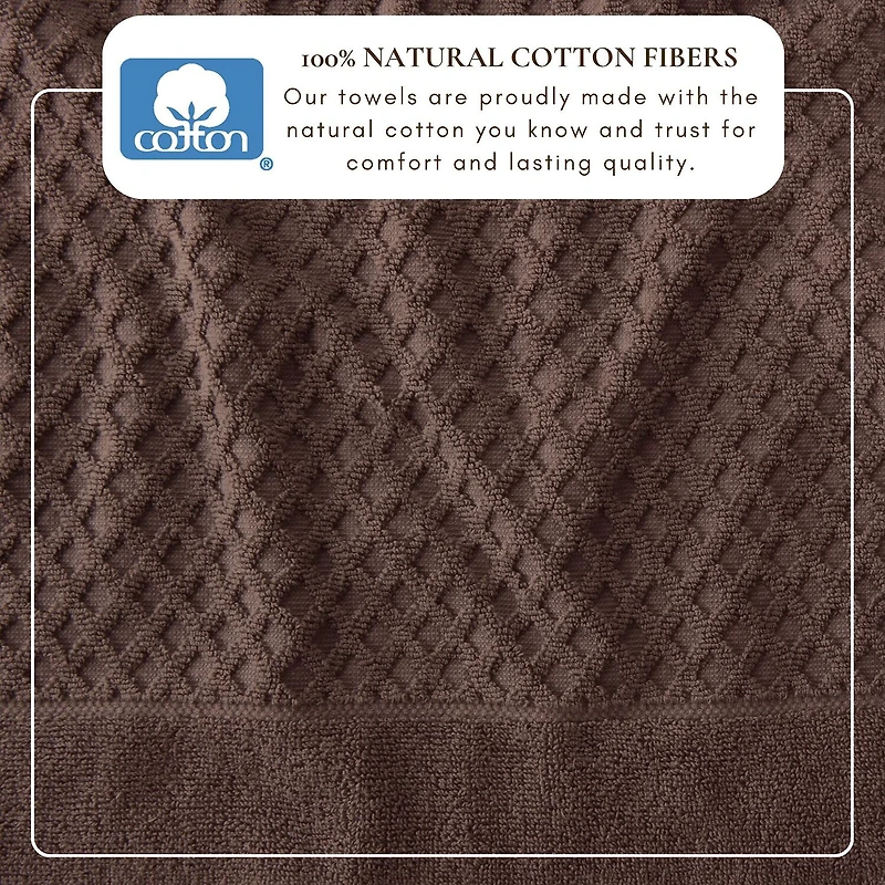 Linery Cotton Textured 6-pc. Quick Dry Bath Towel Set