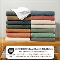 Linery Cotton Loop Textured Oversized 6-pc. Quick Dry Bath Towel Set