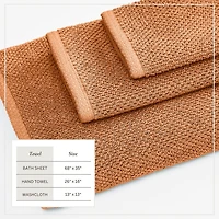 Linery Cotton Loop Textured 6-pc. Quick Dry Bath Towel Set