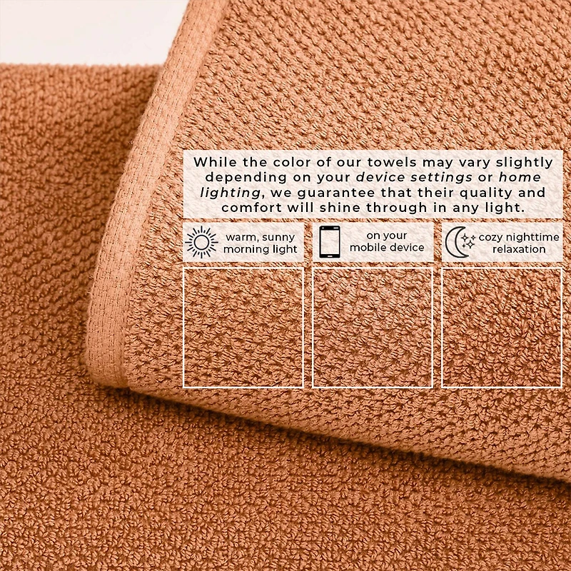 Linery Cotton Loop Textured 6-pc. Quick Dry Bath Towel Set