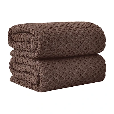 Linery Cotton Waffle Oversized 2-pc. Bath Sheet