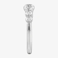 G / Si2) Womens 2MM CT. T.W. Lab Grown White Diamond 10K Gold Anniversary Band