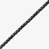 Mens Stainless Steel 24 Inch Tennis Necklace