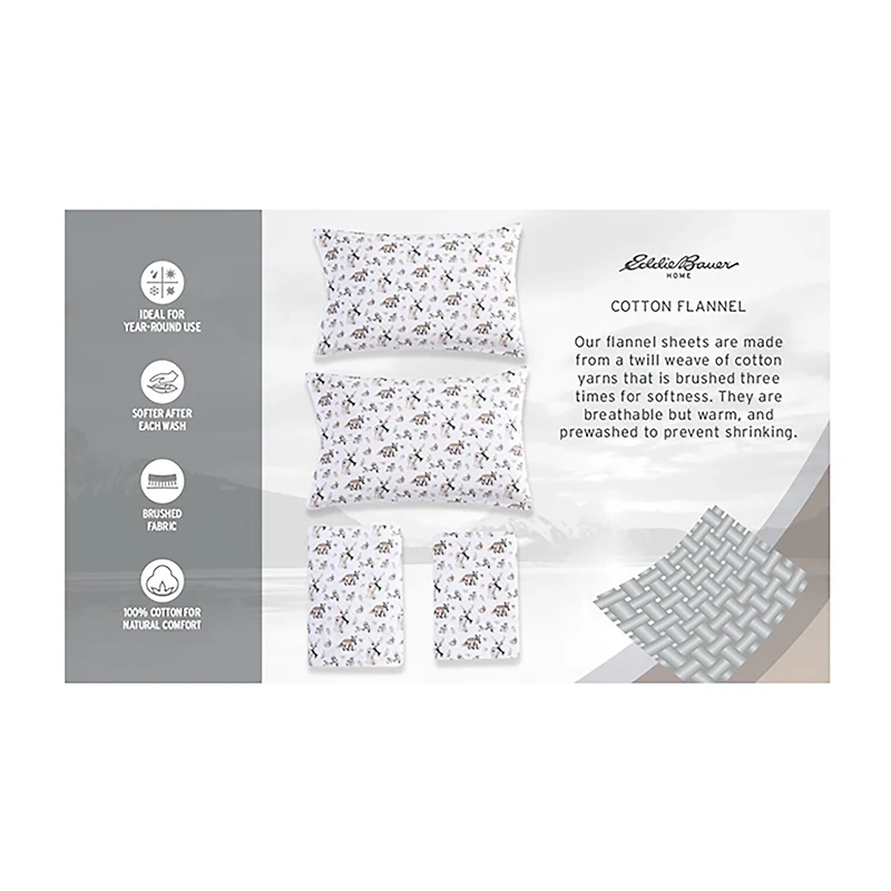 Eddie Bauer Bears And Trees Sheet Set
