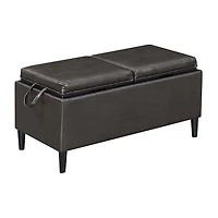 Convenience Concepts Designs4comfort Storage Ottoman