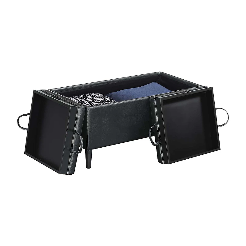 Convenience Concepts Designs4comfort Storage Ottoman