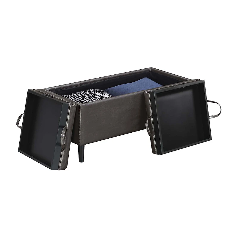 Convenience Concepts Designs4comfort Storage Ottoman