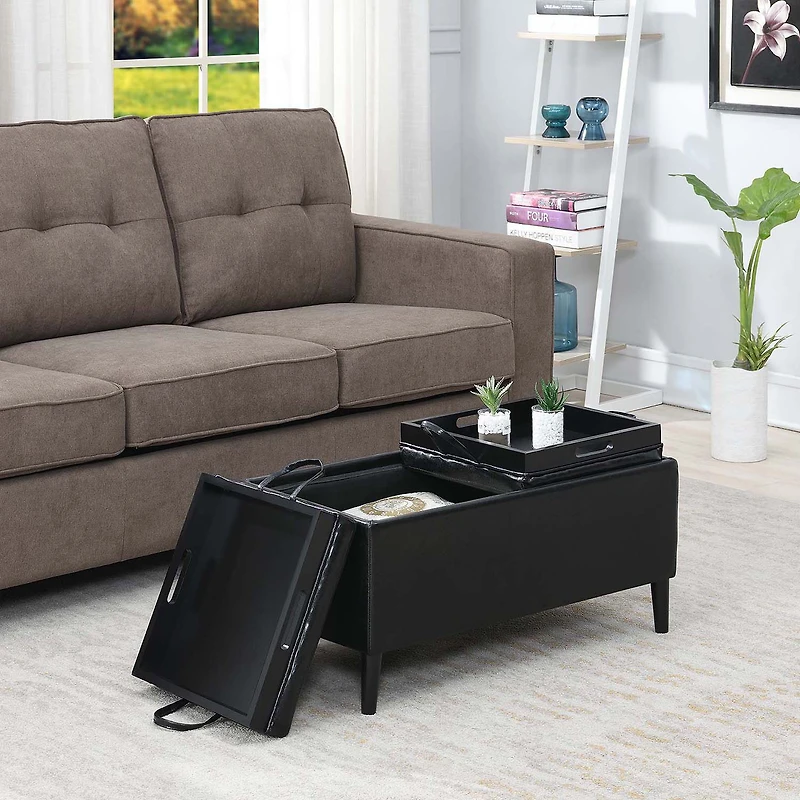 Convenience Concepts Designs4comfort Storage Ottoman