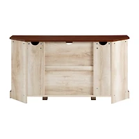 Barn Door Corner Tv Stand