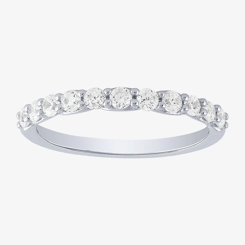Signature By Modern Bride (H-I / I1) Womens 2 CT. T.W. Lab Grown White Diamond 10K Gold Side Stone Bridal Set
