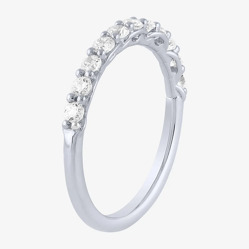 Signature By Modern Bride (H-I / I1) Womens 2 CT. T.W. Lab Grown White Diamond 10K Gold Side Stone Bridal Set