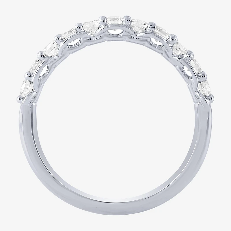 Signature By Modern Bride (H-I / I1) Womens 2 CT. T.W. Lab Grown White Diamond 10K Gold Side Stone Bridal Set