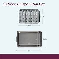 Anolon Advanced 2-Pc. Rectangular Crisper Pizza Pan