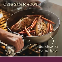 Anolon Advanced Home Hard Anodized 12" Frying Pan with Lid