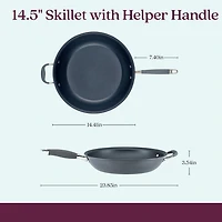 Anolon Advanced Home Hard Anodized 14.5"  Skillet with Helper Handle