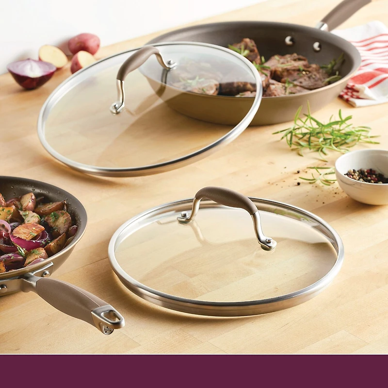 Anolon Advanced Home 2-pc. Glass Pan Lids
