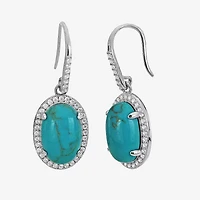 Womens Enhanced Green Turquoise Sterling Silver 2-pc. Jewelry Set