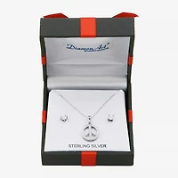 DiamonArt® White Cubic Zirconia Sterling Silver -pc. Jewelry Set