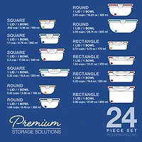 Lock & Lock 24-pc. Food Container