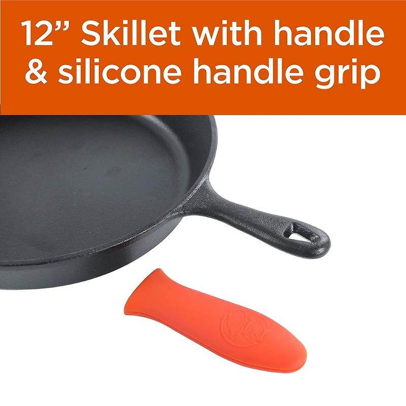 Commercial Chef Handle Holder 12 Inch Cast Iron Skillet