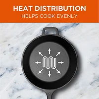 Commercial Chef With Skillet Lid 3 Qt Cast Iron Dutch Oven