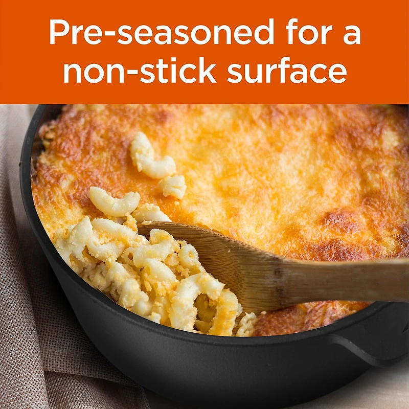 Commercial Chef Seasoned Cast Iron With Lid Dutch Oven