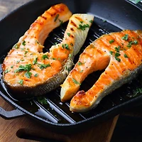 Commercial Chef Square 10 1/2 Inch Cast Iron Skillet