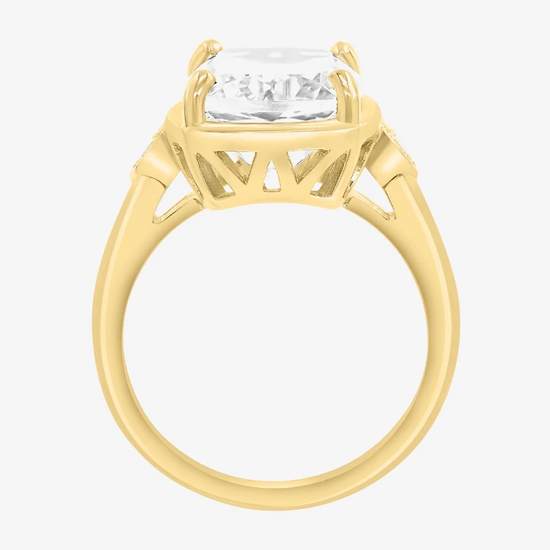 Effy Final Call Limited Quantities! Womens Genuine White Topaz 14K Gold Over Silver Cocktail Ring