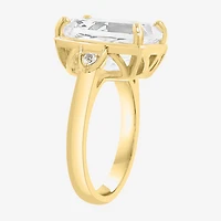 Effy Final Call Limited Quantities! Womens Genuine White Topaz 14K Gold Over Silver Cocktail Ring