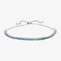 Effy Final Call Limited Quantities! Womens Genuine Blue Topaz Sterling Silver Bolo Bracelet