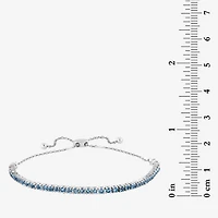 Effy Final Call Limited Quantities! Womens Genuine Blue Topaz Sterling Silver Bolo Bracelet