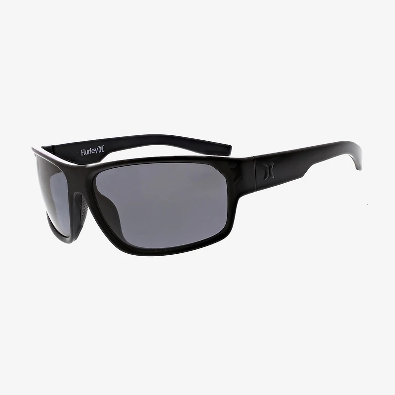 Hurley Mens Polarized Wrap Around Sunglasses