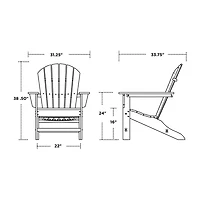 POLYWOOD® South Beach Adirondack