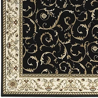 Radici Como Scroll Traditional Oriental Indoor Round Area Rug