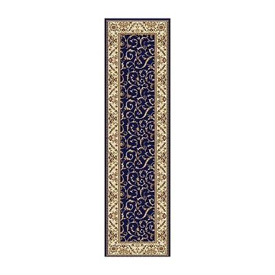 Radici Como Scroll Traditional Oriental Indoor Rectangular Runner