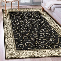 Radici Como Scroll Traditional Oriental Indoor Rectangular Area Rug