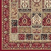 Radici Como Panel Kerman Traditional Oriental Indoor Rectangular Area Rug