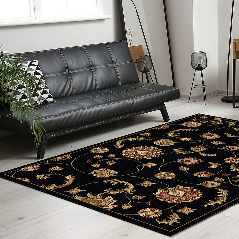 Radici Como Transitional Floral Rectangular Indoor Area Rug