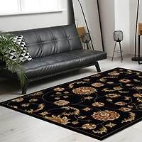 Radici Como Transitional Floral Rectangular Indoor Area Rug