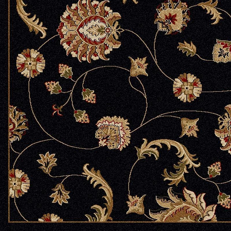Radici Como Transitional Floral Rectangular Indoor Area Rug