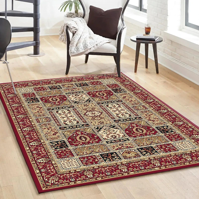 Radici Como Panel Kerman Rectangular Accent Rug