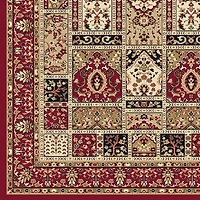 Radici Como Panel Kerman Rectangular Accent Rug