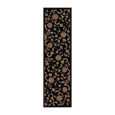 Radici Como Transitional Floral Indoor Rectangular Runner