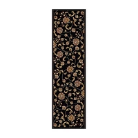 Radici Como Transitional Floral Indoor Rectangular Runner