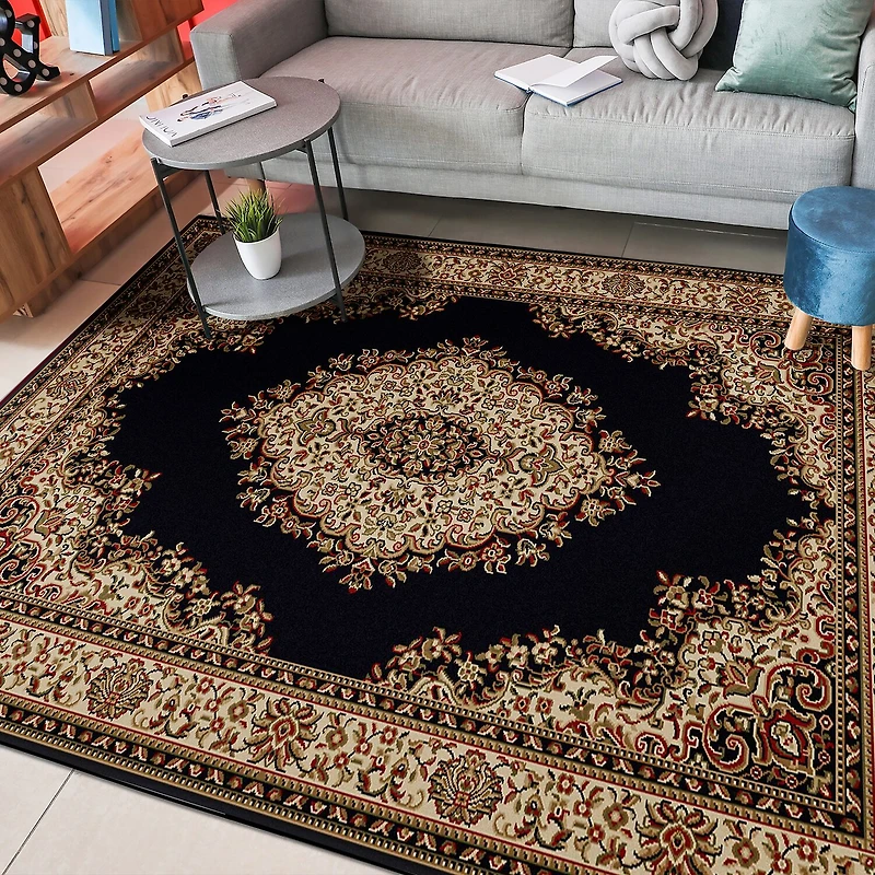 Radici Como Medallion Traditional Oriental Indoor Rectangular Area Rug