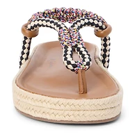 COCONUTS BY Matisse Womens Celia T-Strap Flat Sandals